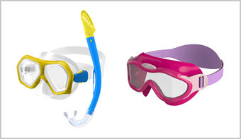 Snorkelsæt og svømmemasker