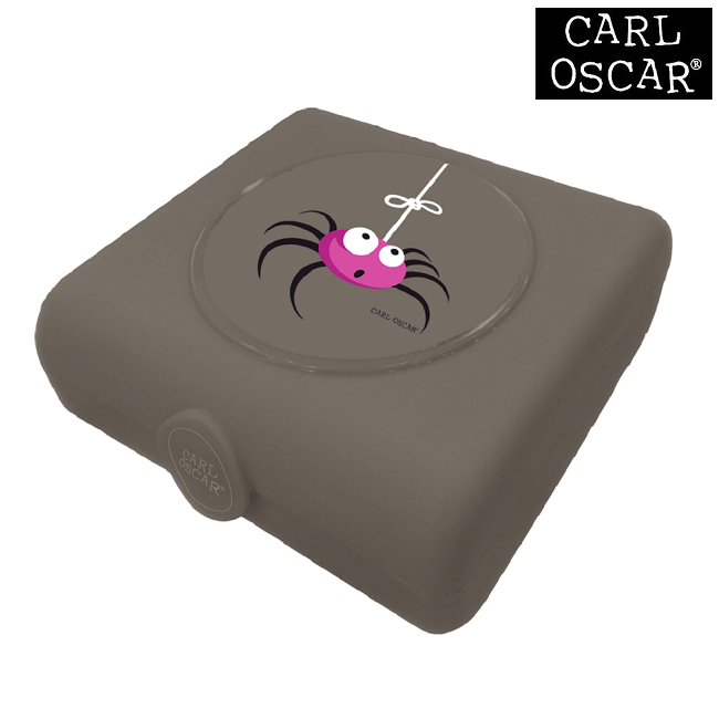 Madkasse til børn Carl Oscar Sandwich Box Grey Spider