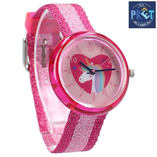 Børneur Pret Kids Time Unicorn Pink