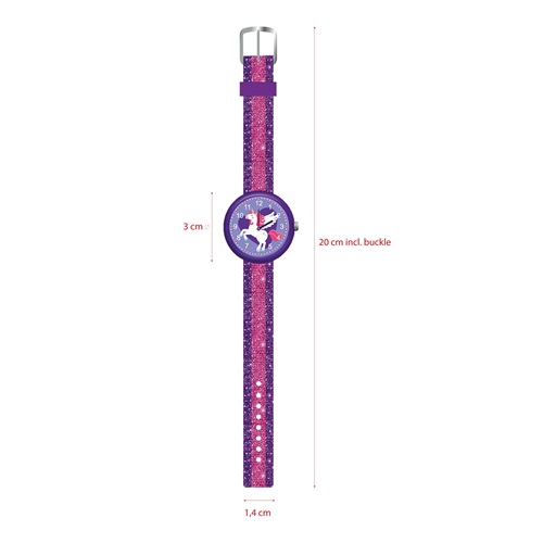 Børneur Pret Kids Time Unicorn Pink