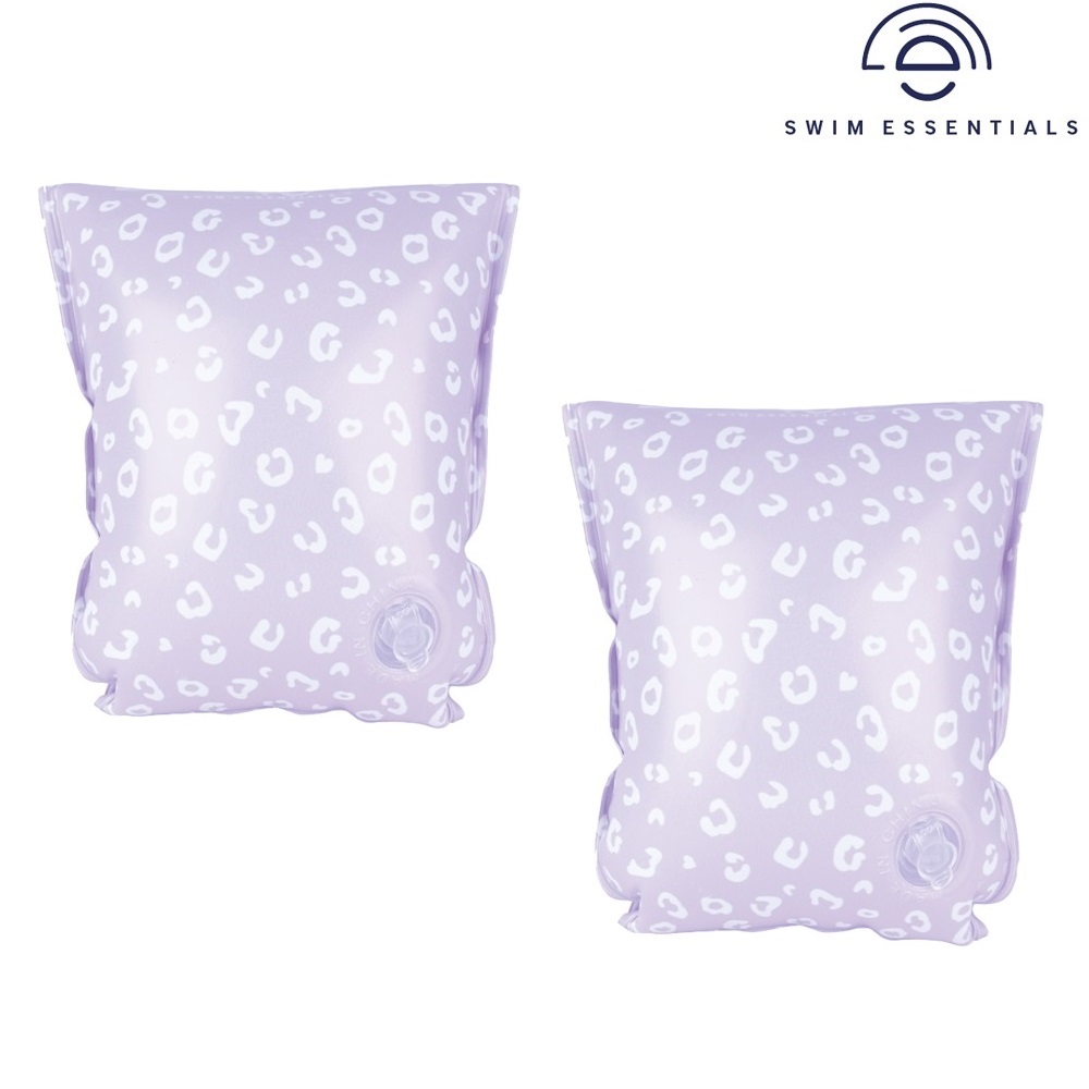 Badevinger Swim Essentials Lilac Leopard