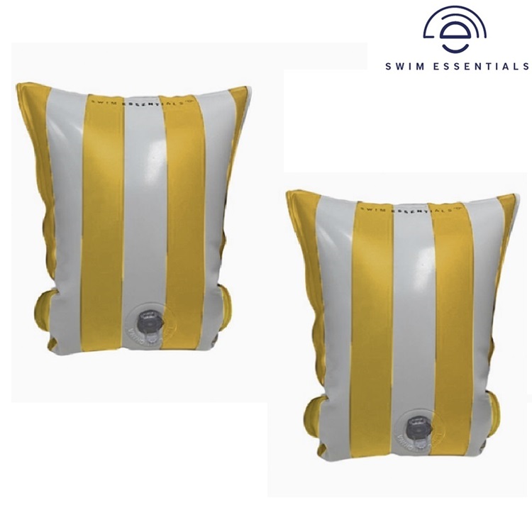 Badevinger Swim Essentials Yellow Stripes