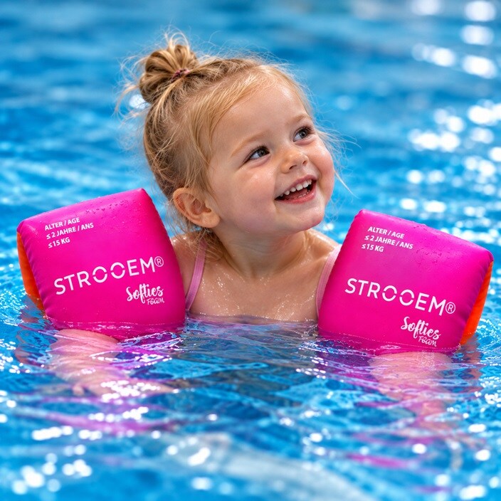 Badevinger - Strooem Softies Foam Pink
