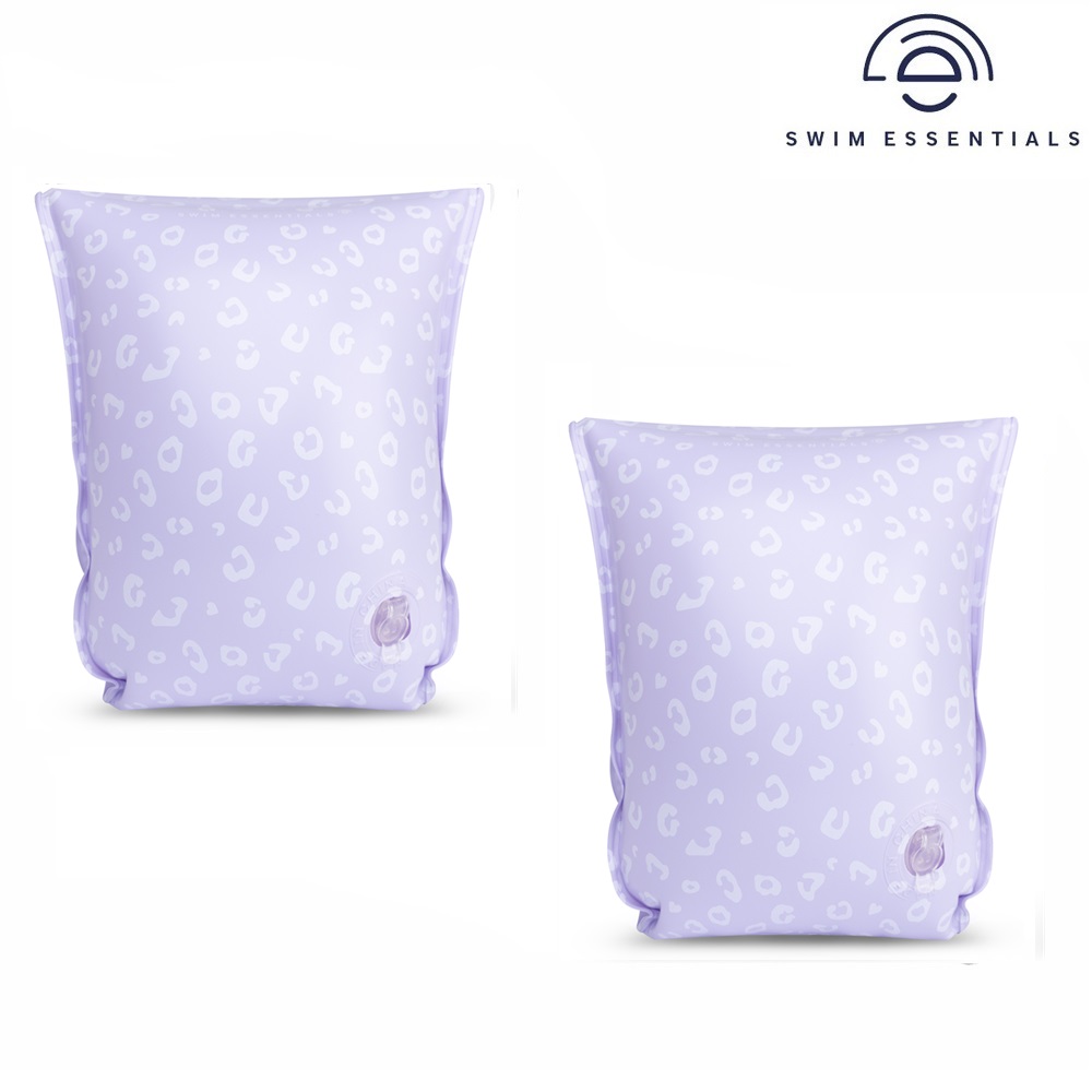 Badevinger til baby Swim Essentials Lilac Leopard