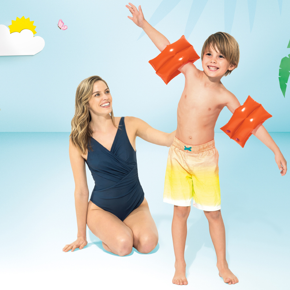 Badevinger til børn Intex Orange Large