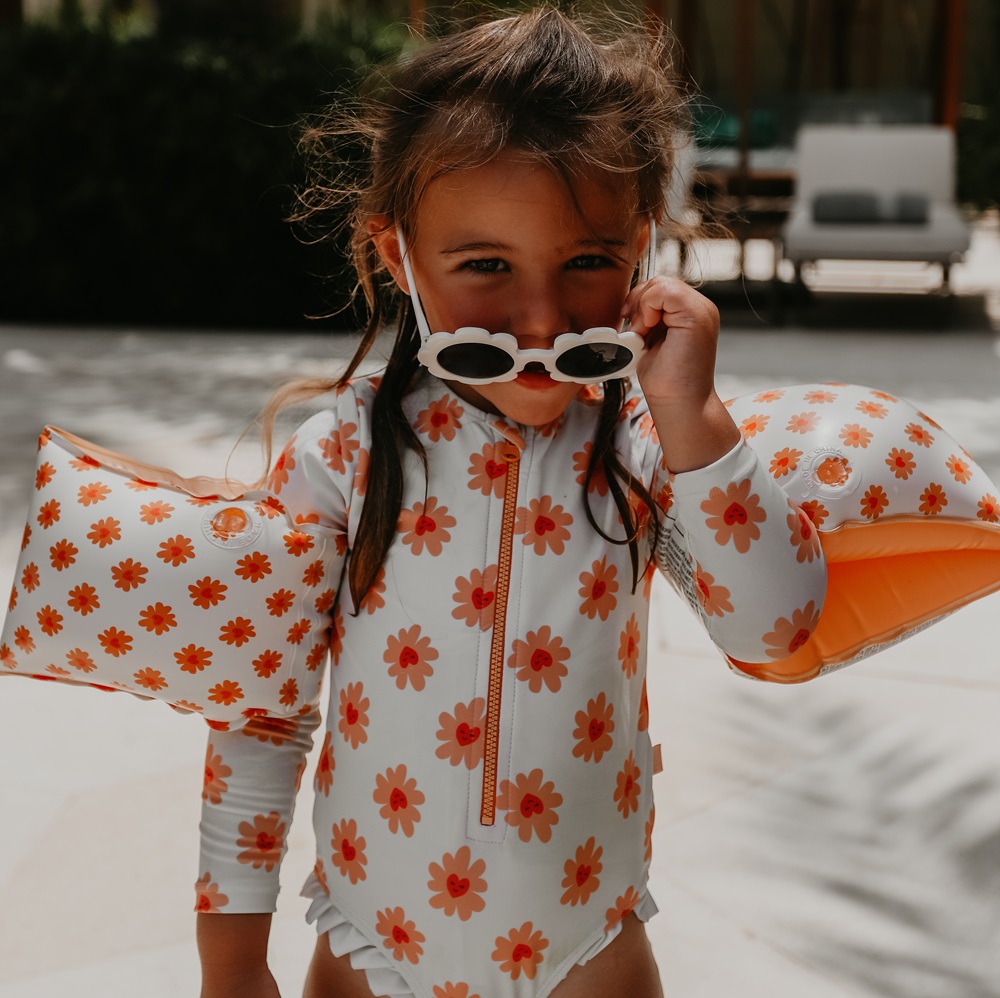 Badevinger til børn Swim Essentials Flower Hearts