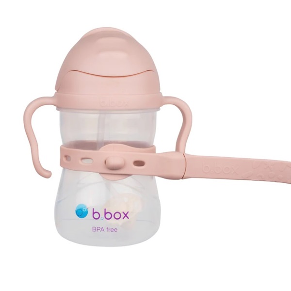 Flaske- og suttesnor B.box Connect-a-Cup Blush