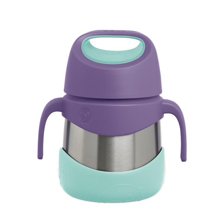 Termo madkasse med ske B.box Insulated Food Jar Lilac Pop