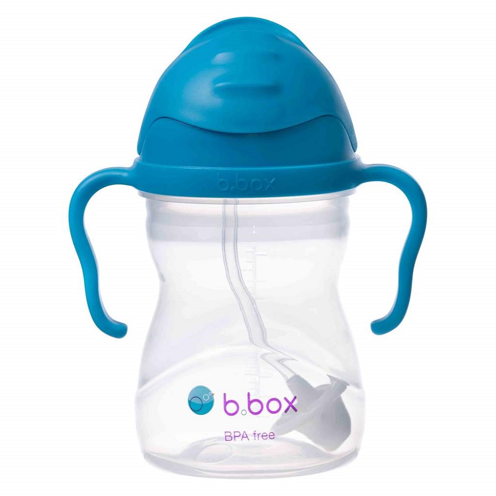Drikkedunk til børn med sugerør Bbox Cobolt blå