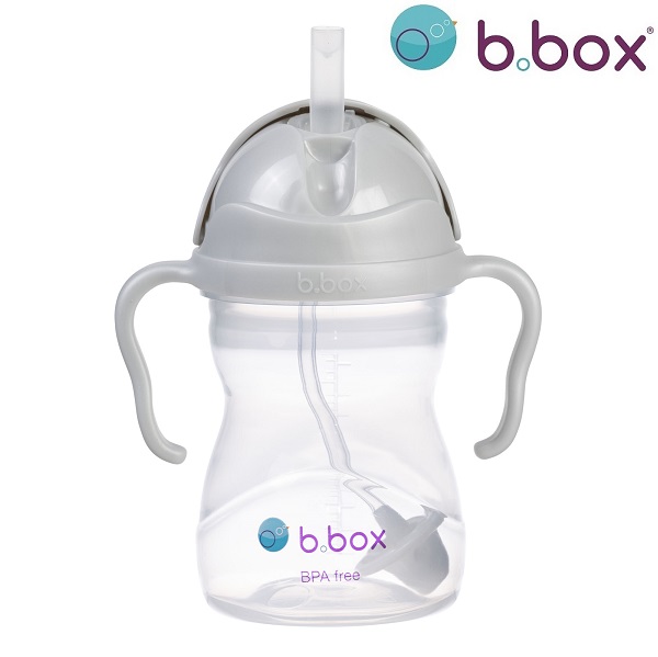 Drikkedunk til børn med sugerør - B.box Sippy Cup Grey