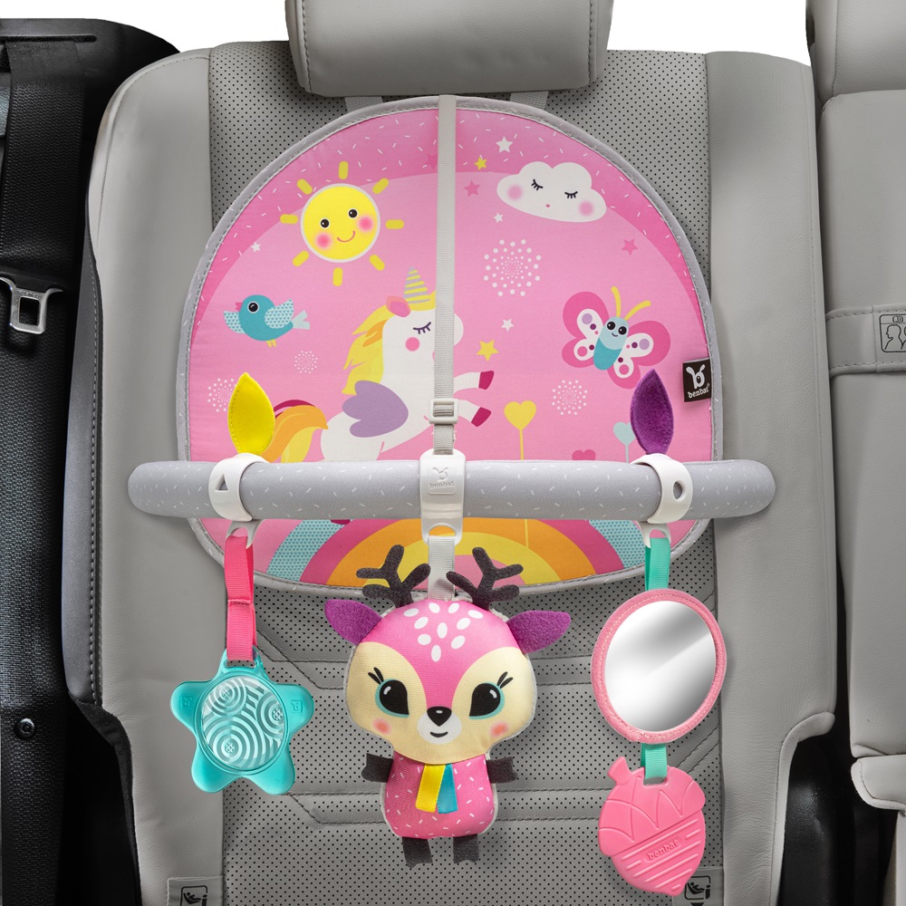 Aktivitetslegetøj til bilen Benbat Double Sided Car Arch Unicorn
