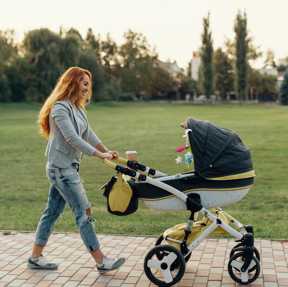 Barnevognslegetøj Benbat Grab & Go Mobile Rainbow