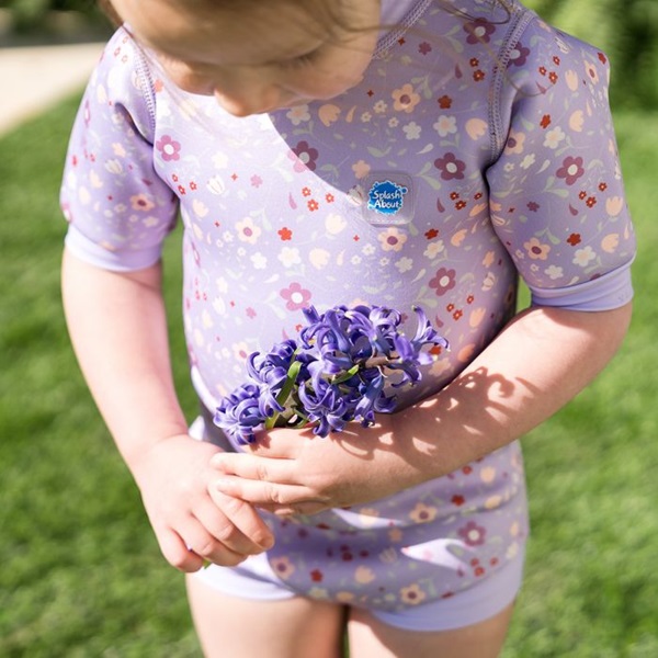 Våddragt til babyer og små børn SplashAbout Spring Flowers