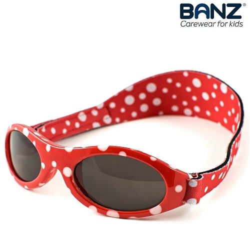 Solbriller til baby BabyBanz Red Dots