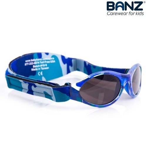 Solbriller til baby BabyBanz Blue Camo
