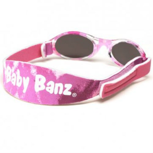 Solbriller til baby BabyBanz Pink Camo