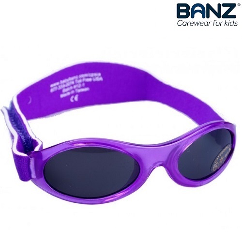 Solbriller til baby BabyBanz Purple