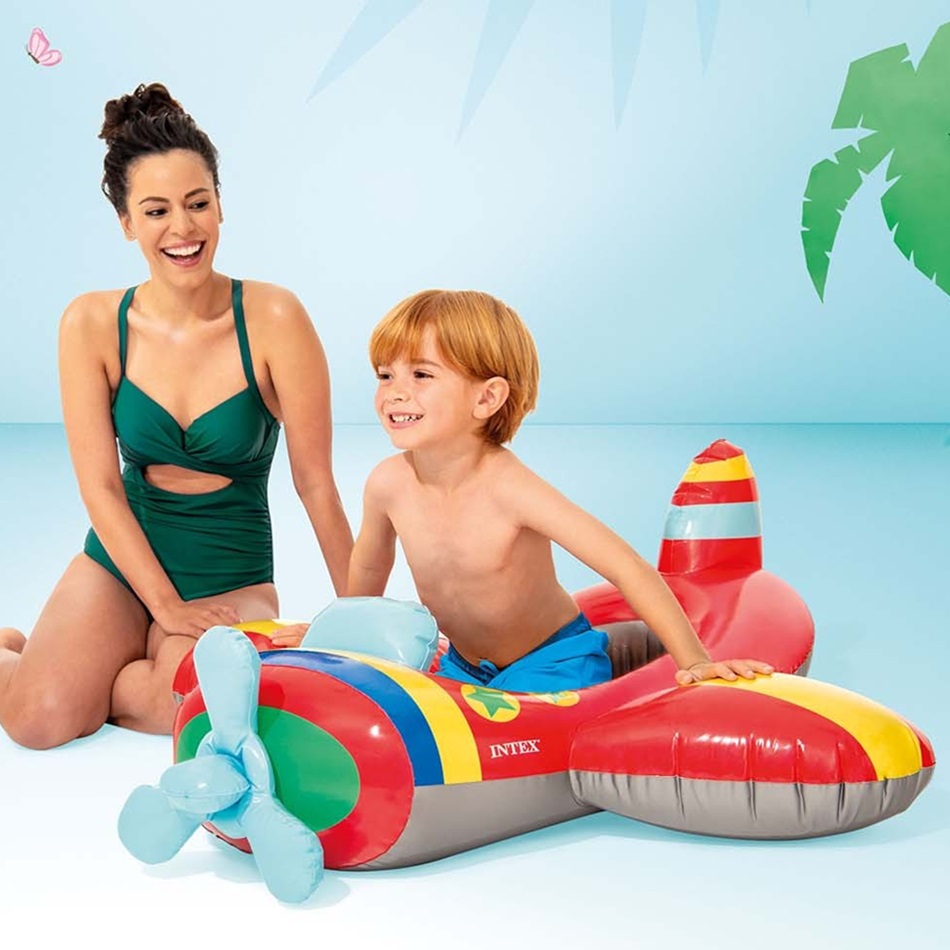 Oppustelig båd til børn Intex Pool Cruiser Fly