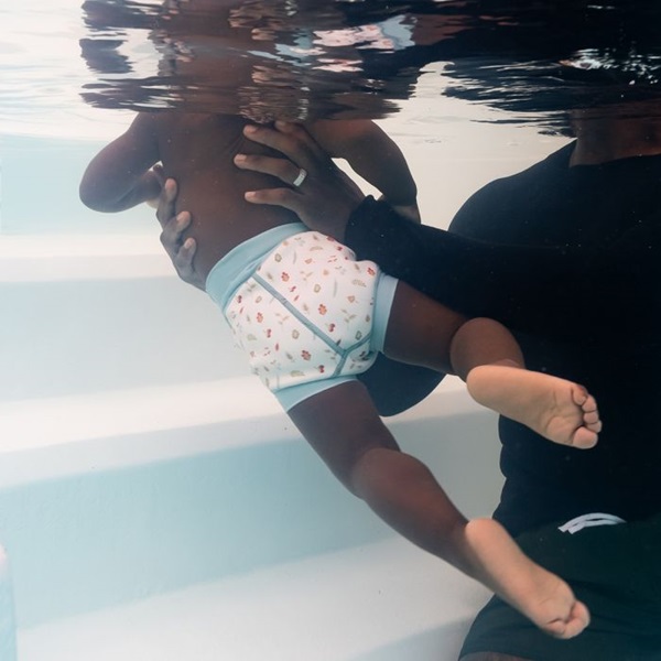 Ble badebukser til baby SplashAbout Happy Nappy Little Acorns badeble