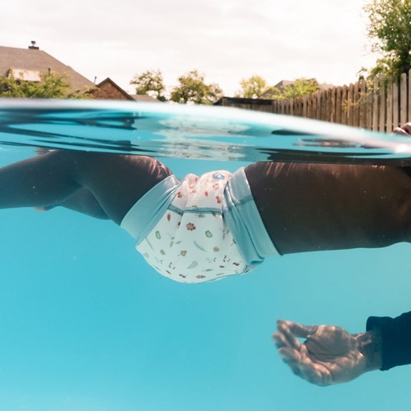 Ble badebukser til baby SplashAbout Happy Nappy Little Acorns badeble