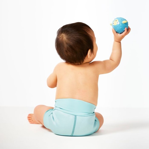 Ble badebukser til baby SplashAbout Happy Nappy Pistachio badeble