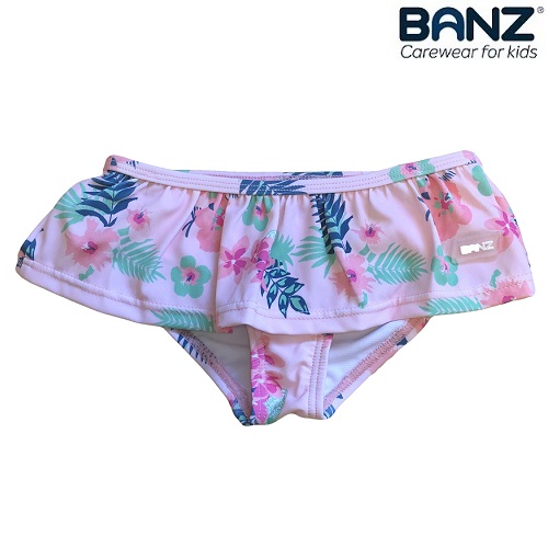 Badebukser til børn og baby Banz Pink Floral