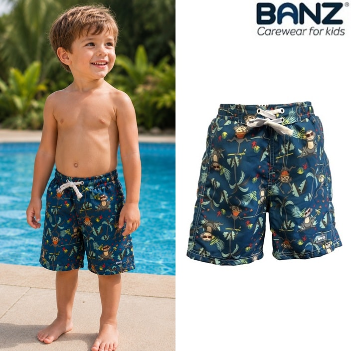 Badebukser - Banz Petrol Jungle badeshorts