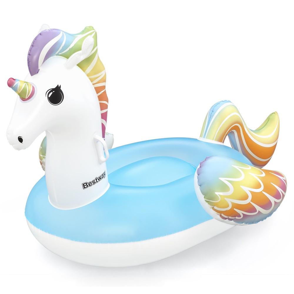 Uppblåsbart baddjur för barn Bestway Fantasy Unicorn XXL