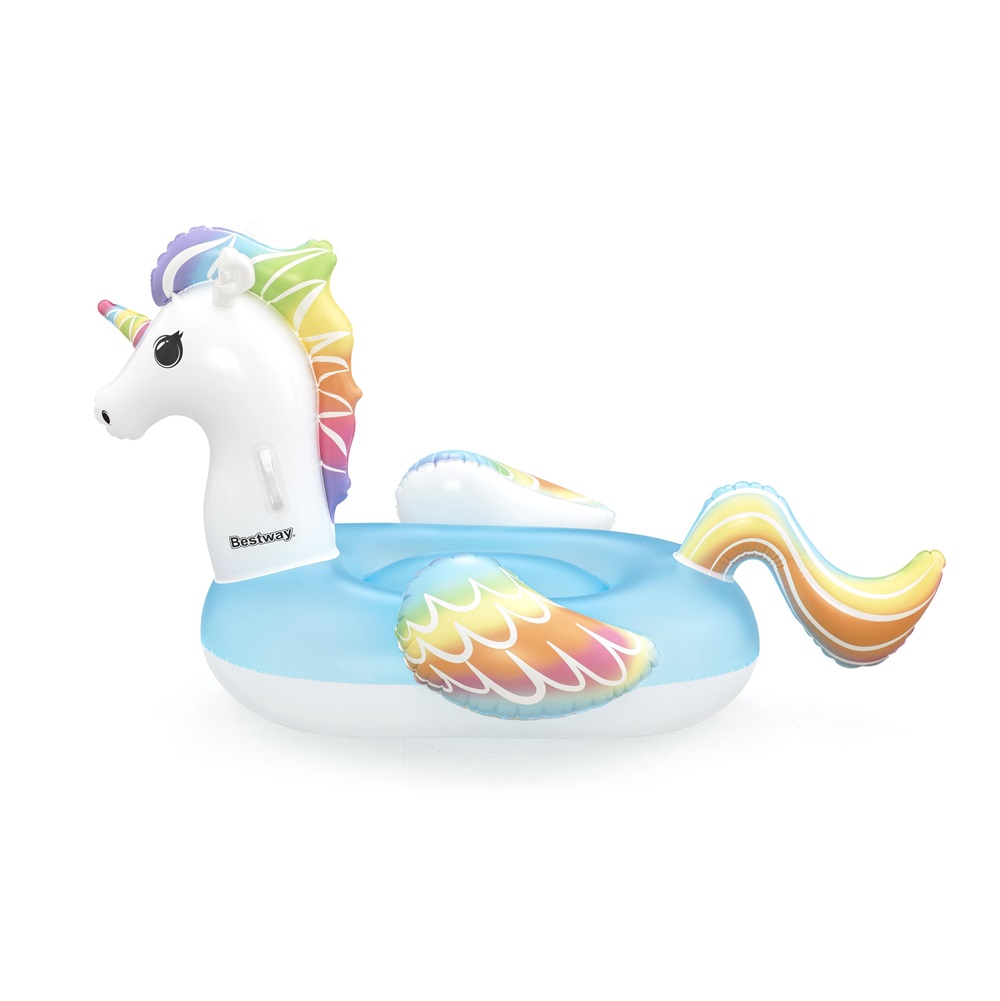 Uppblåsbart baddjur för barn Bestway Fantasy Unicorn XXL