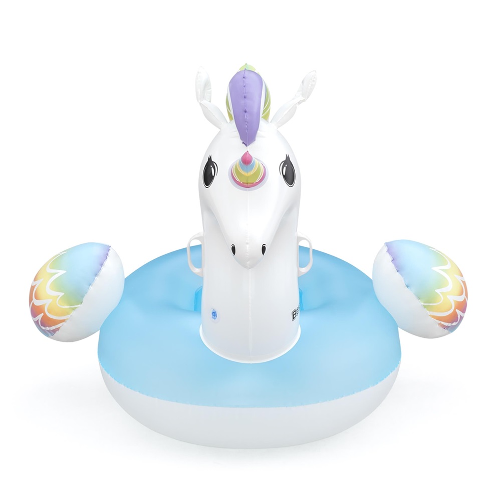 Uppblåsbart baddjur för barn Bestway Fantasy Unicorn XXL