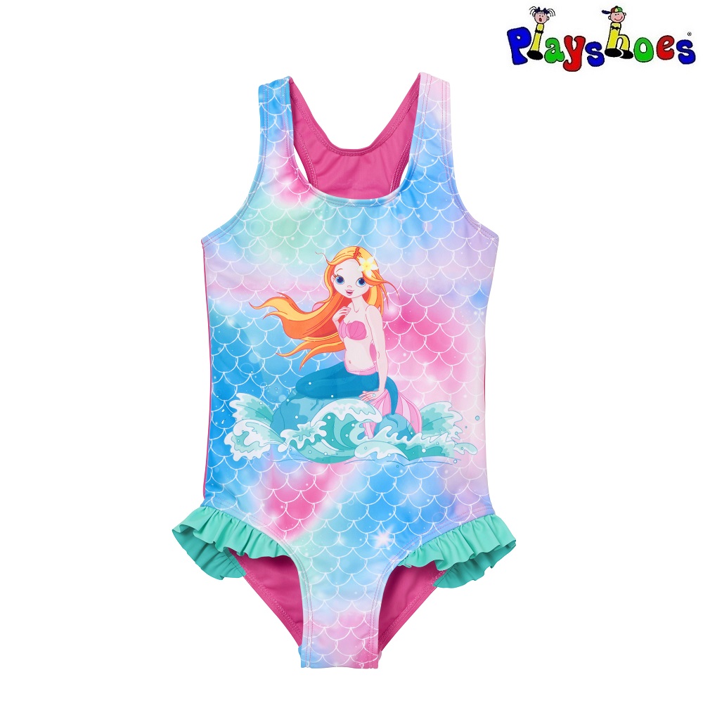 Badedragt børn Playshoes Mermaid