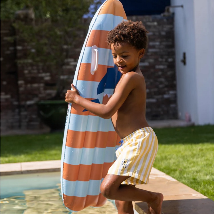 Bademadras til børn Swim Essentials Surfboard Shark