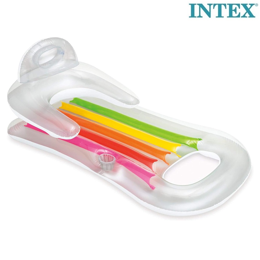 Bademadras Intex King Kool Lounge White
