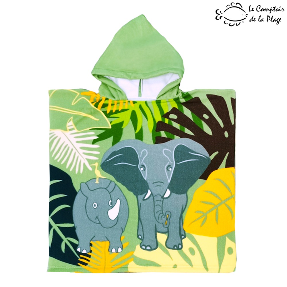 Badeponcho til børn - Le Comptoir Elephant