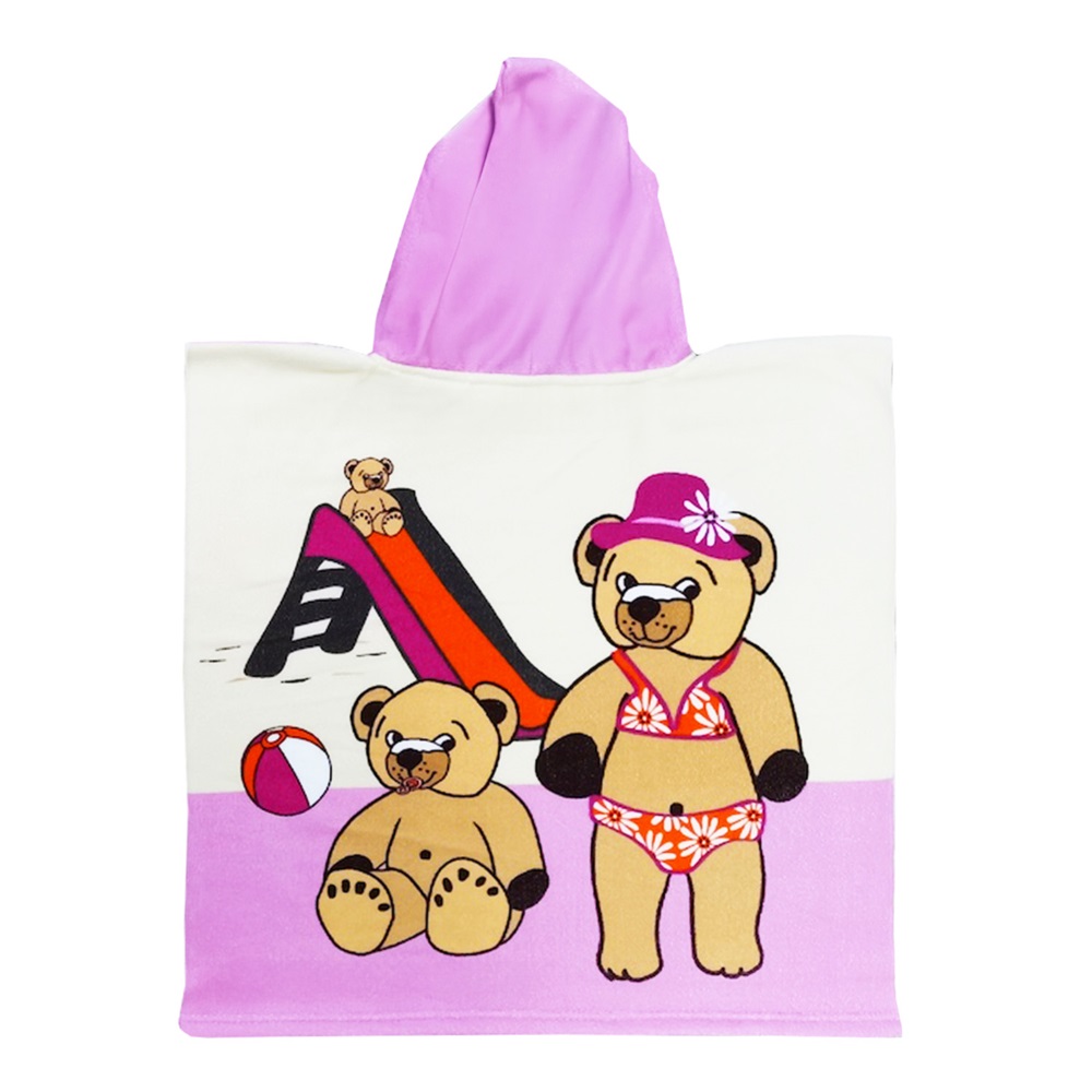 Badeponcho til børn Le Comptoir Teddy Beach