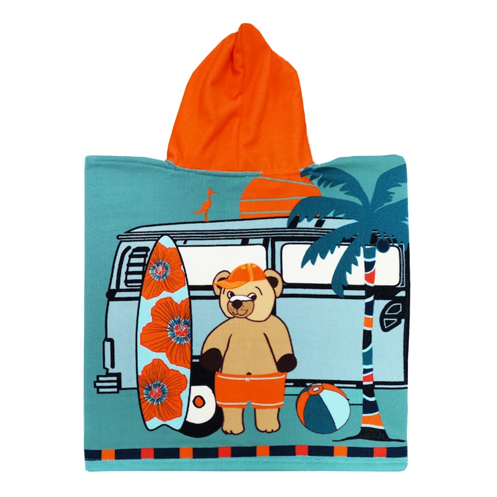 Badeponcho til børn Le Comptoir Teddy Surf