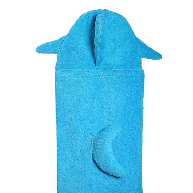 Badeponcho til børn Zoocchini Shark