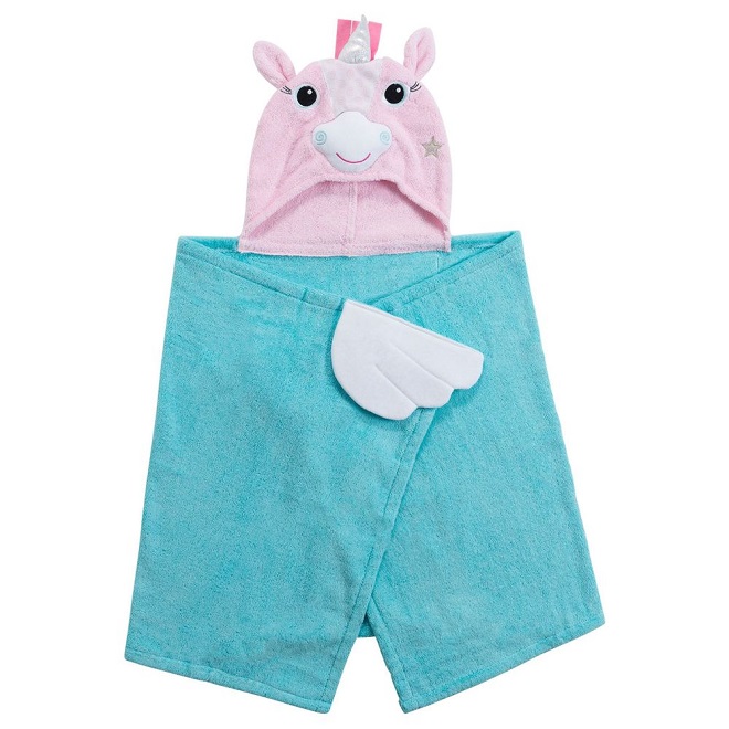 Badeponcho til børn Zoocchini Unicorn