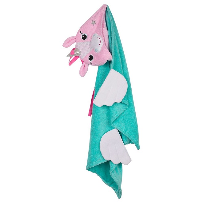 Badeponcho til børn Zoocchini Unicorn