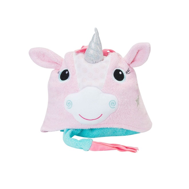 Badeponcho til børn Zoocchini Unicorn
