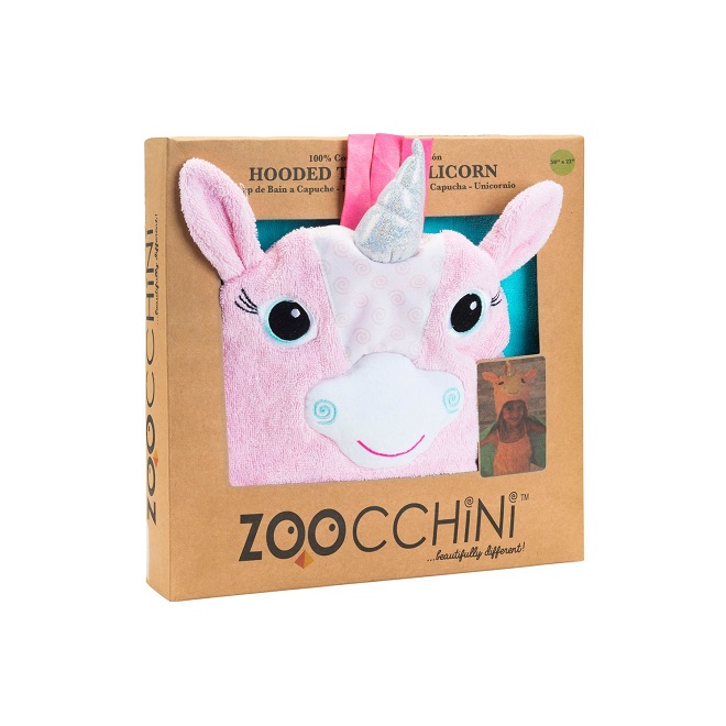 Badeponcho til børn Zoocchini Unicorn