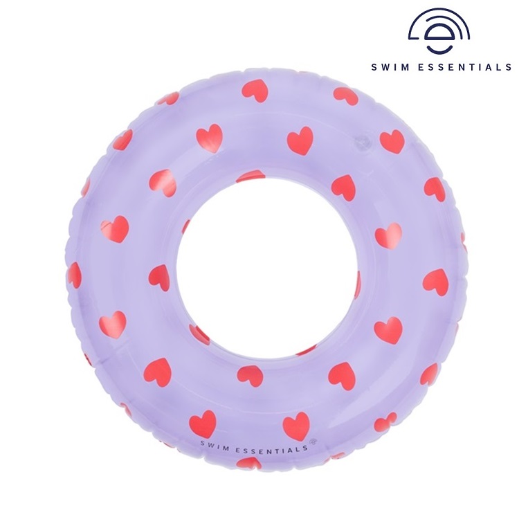 Badering - Swim Essentials Lilac Hearts