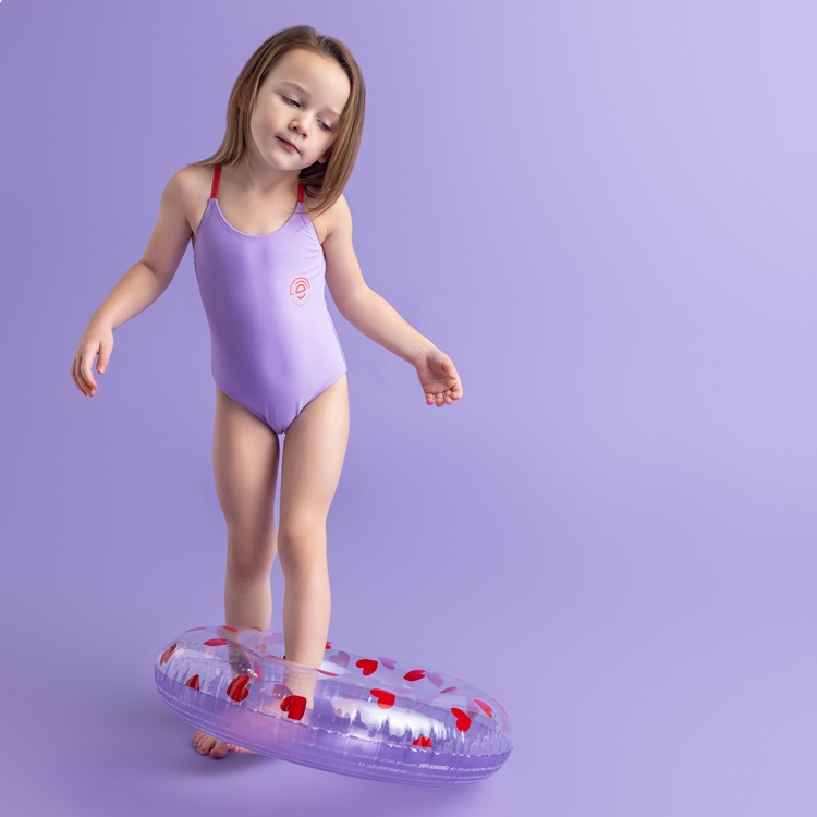 Badering - Swim Essentials Lilac Hearts