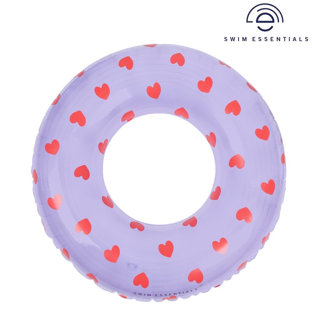 Svømmering - Swim Essentials Lilac Hearts XL
