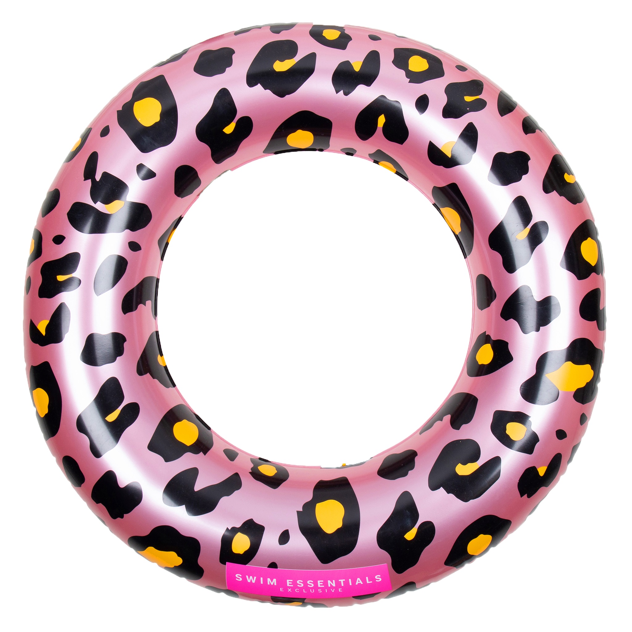 Oppustelig badering Swim Essentials Pink Leopard XL