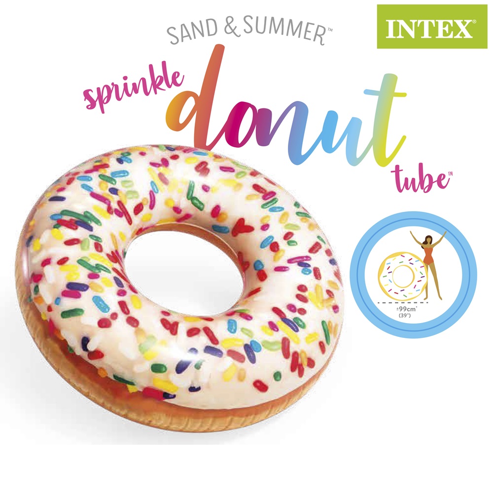 Svømmering til børn Intex Sprinkle Donut XXL