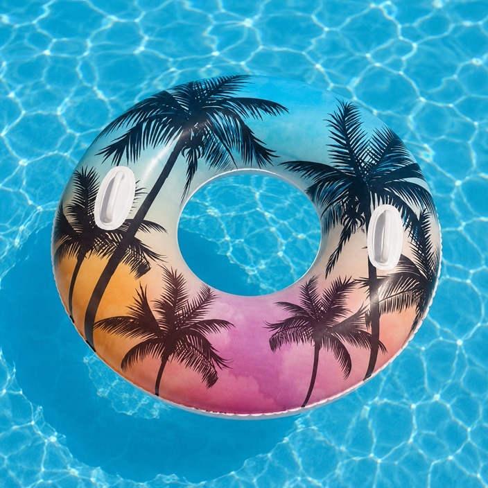 Badering med håndtag – Intex Tropical Palm Trees