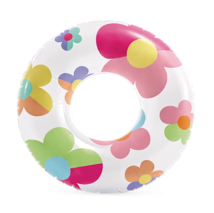 Svømmering til børn Intex Whimsical Flowers
