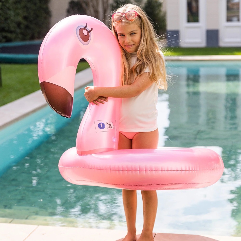 Oppustelig badering - Swim Essentials Flamingo XL