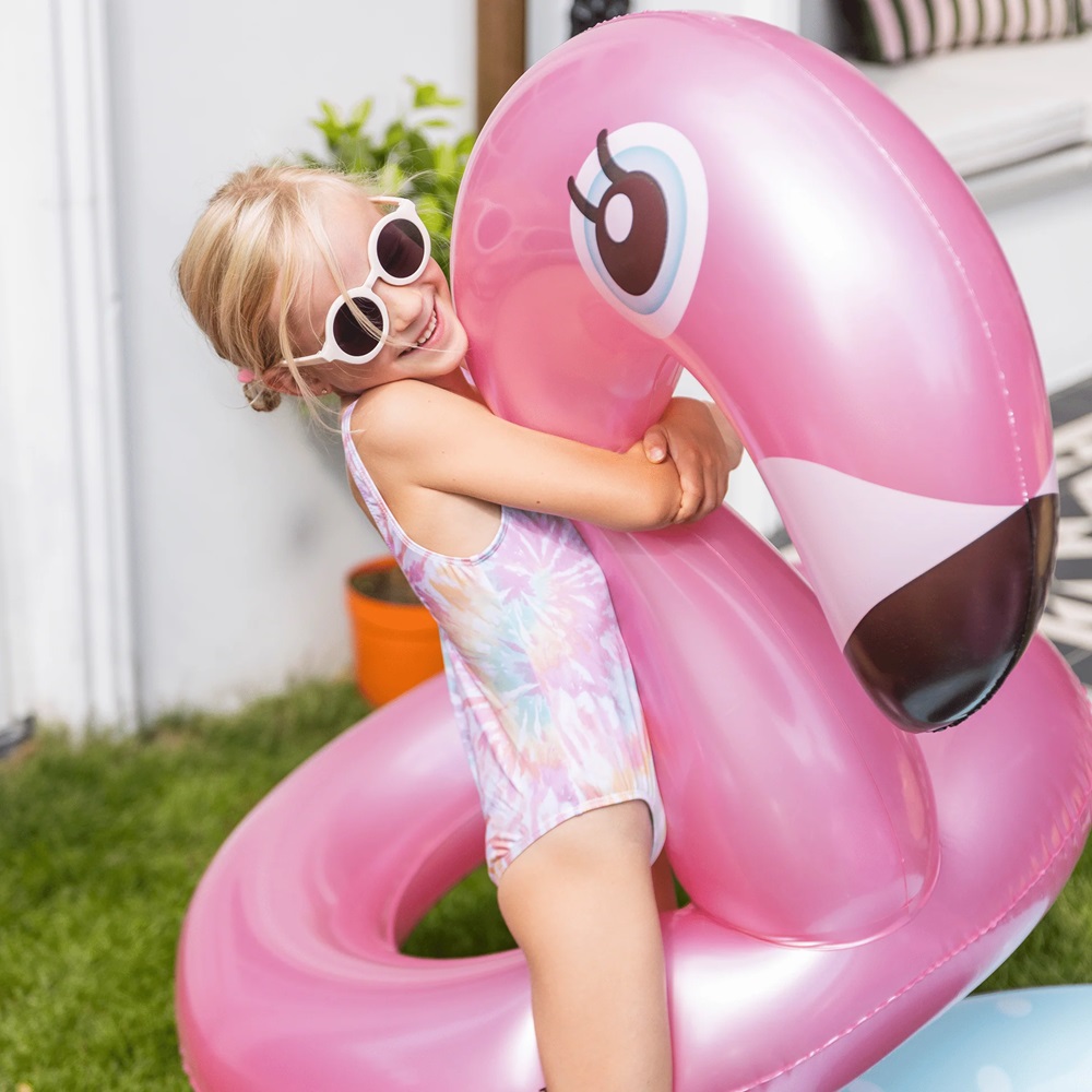Oppustelig badering - Swim Essentials Flamingo XL